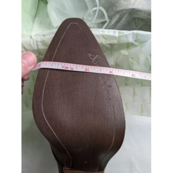 NEW Sam Edelman Alison Western Mule Desert Olive Heel Women size 9 Leather Boot - Picture 12 of 16